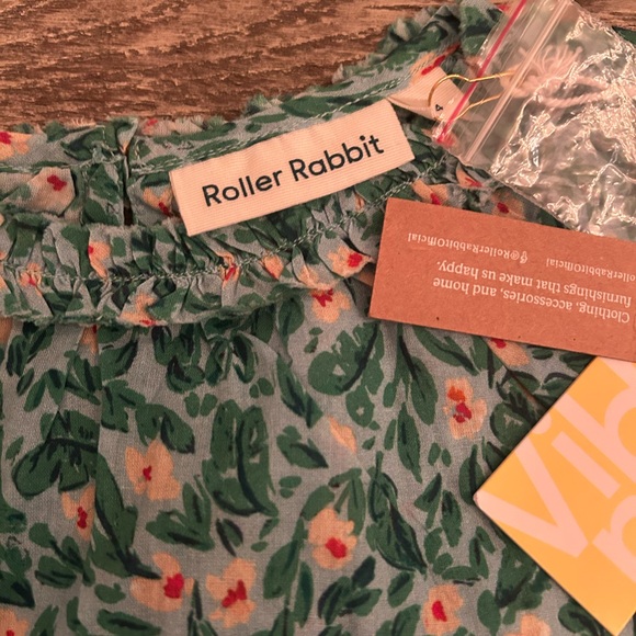 NWT Girls size 4 Roller Rabbit Blouse - Picture 1 of 2